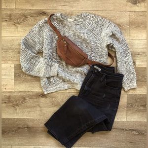 Cozy Marled Knit Sweater